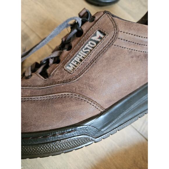 Mephisto Match RunOff Air Jet Tan Leather Casual Walking Shoes Mens Sz 10 Brown main image 6